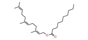 (Z,Z)-3,7,11-Trimethyl-2,6,10-dodecatrienyl decanoate